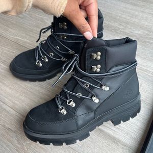 Timberland hiker boot black womens size 9